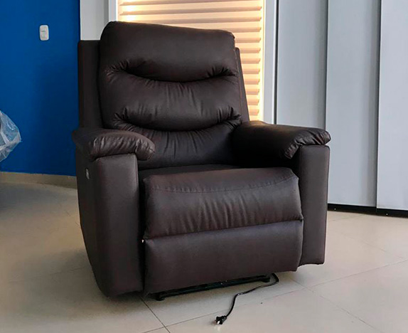 Silla Marrón Reclinable